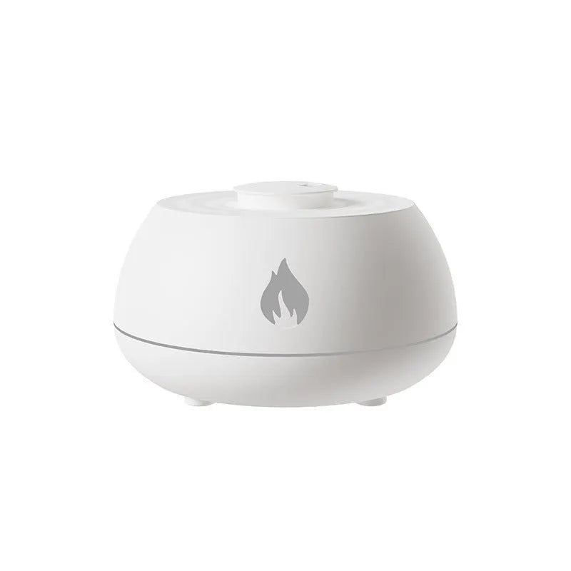 Flame Humidifier Aromatherapy Diffuser 7 Colors Light Home Air Humidifier