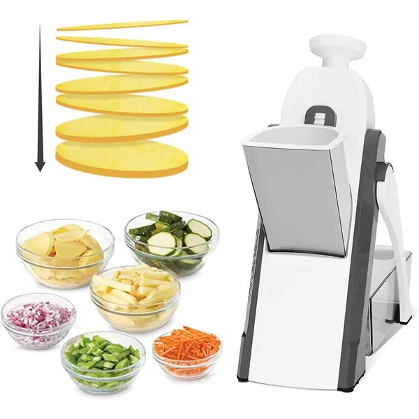 5 in 1 Manual Vegetable Cutter Safe and Fast Cutting Experience